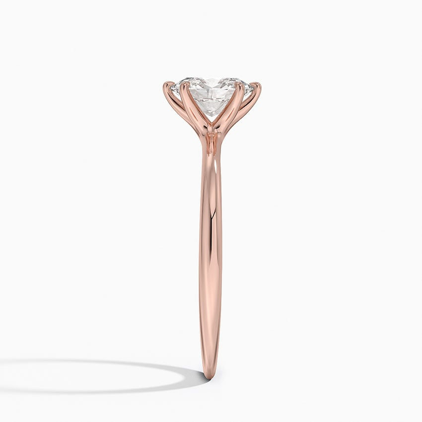 3/4Ct Oval Lab Grown Diamond Six-Prong Solitaire Ring