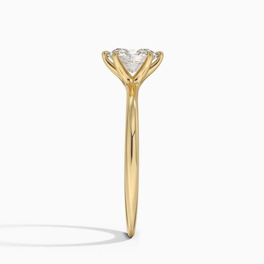 3/4Ct Oval Lab Grown Diamond Six-Prong Solitaire Ring