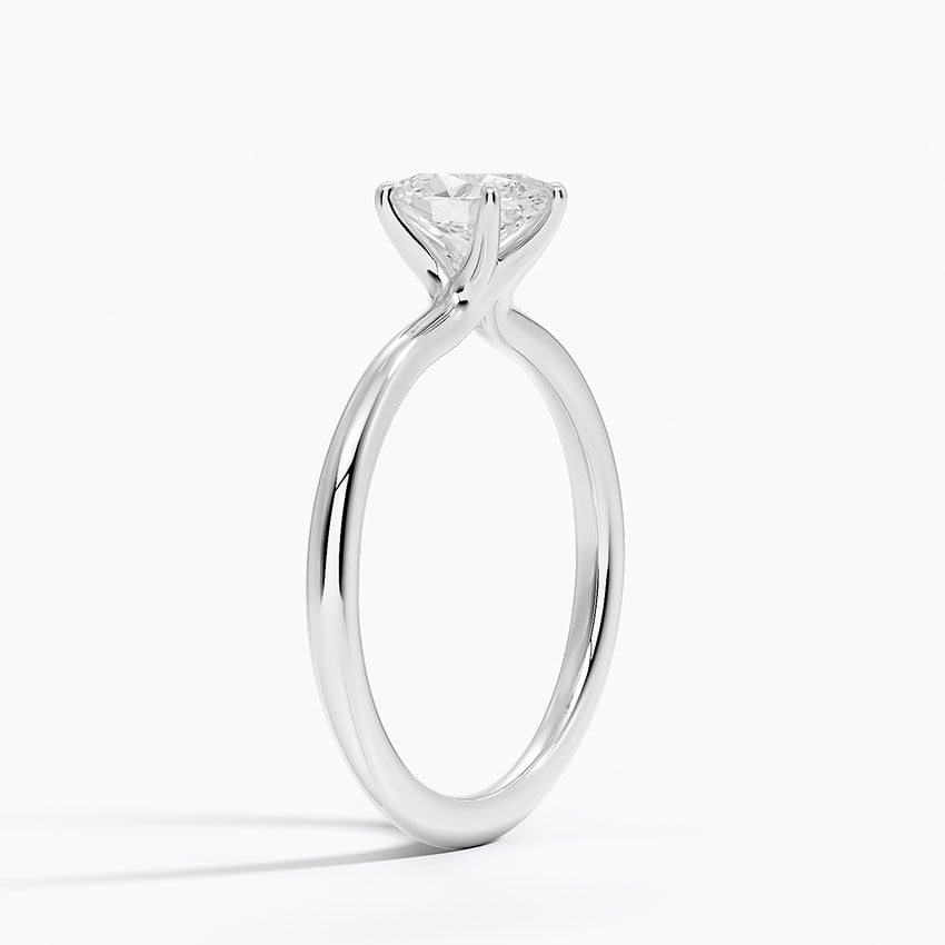 3/4Ct Oval Lab Grown Diamond Six-Prong Solitaire Ring