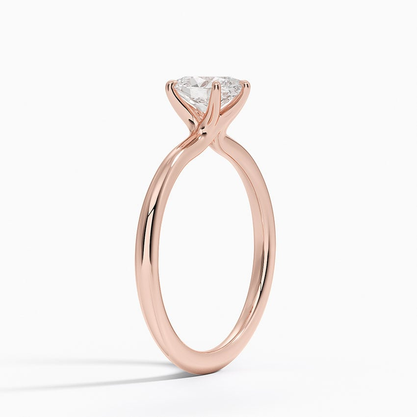 3/4Ct Oval Lab Grown Diamond Six-Prong Solitaire Ring