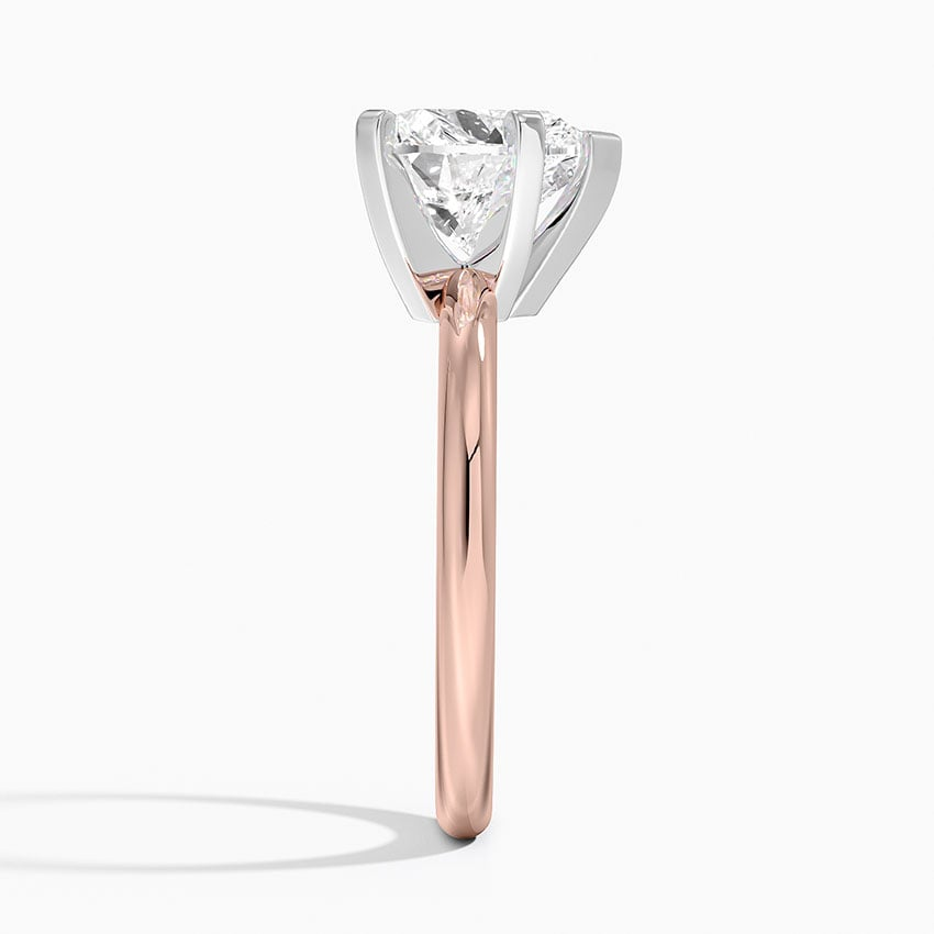 21/2 Heart Lab Grown Diamond 2mm Six-Prong Solitaire Ring