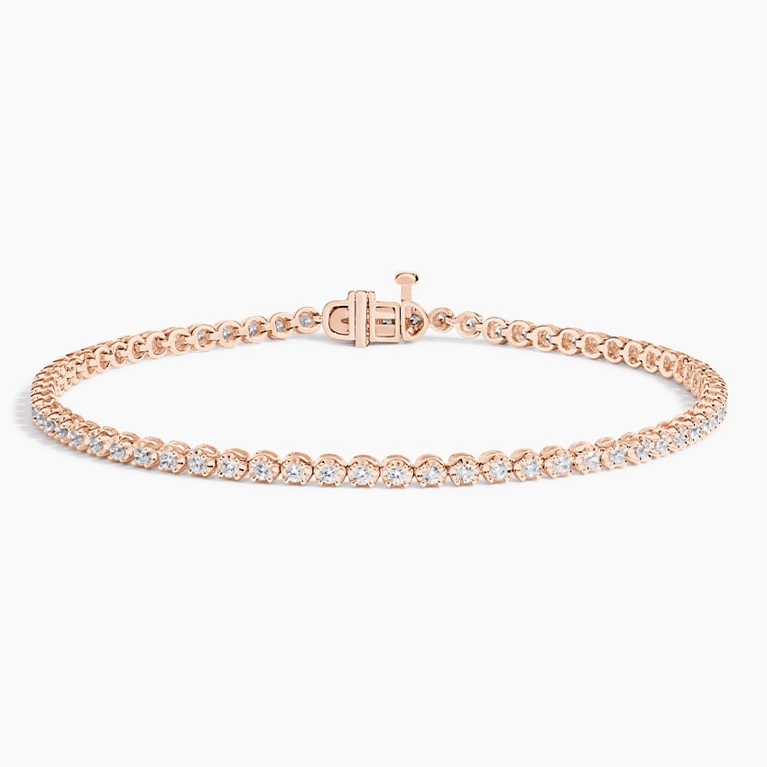 1CTW 7inch Certified Lab Grown Diamond Tennis Bracelet