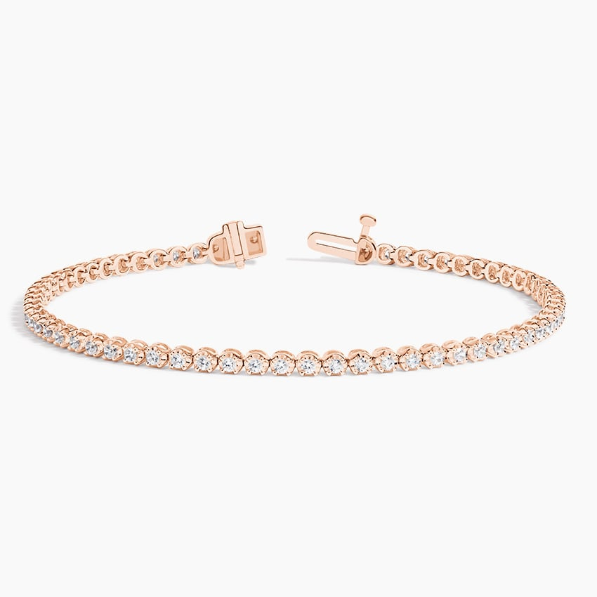 1CTW 7inch Certified Lab Grown Diamond Tennis Bracelet