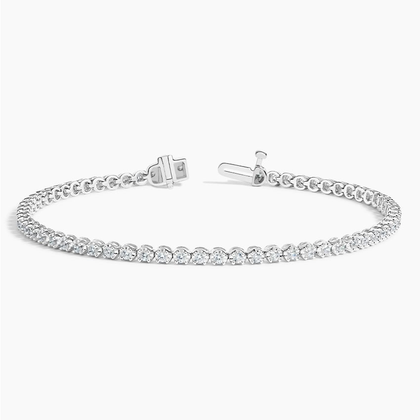1CTW 7inch Certified Lab Grown Diamond Tennis Bracelet