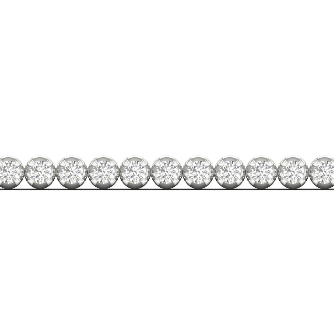 3.00CTW Four Prong Round Lab Grown Diamond Tennis Bracelet