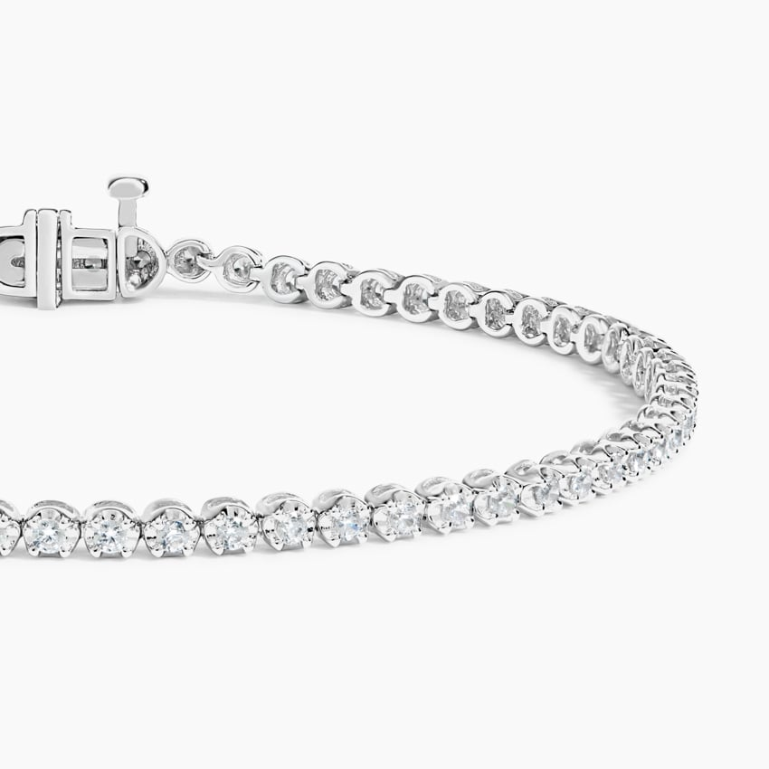 1CTW 7inch Certified Lab Grown Diamond Tennis Bracelet