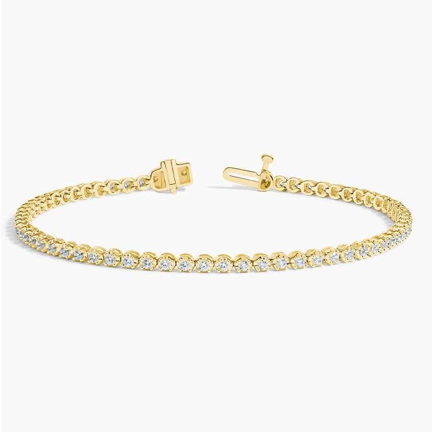 1CTW 7inch Certified Lab Grown Diamond Tennis Bracelet