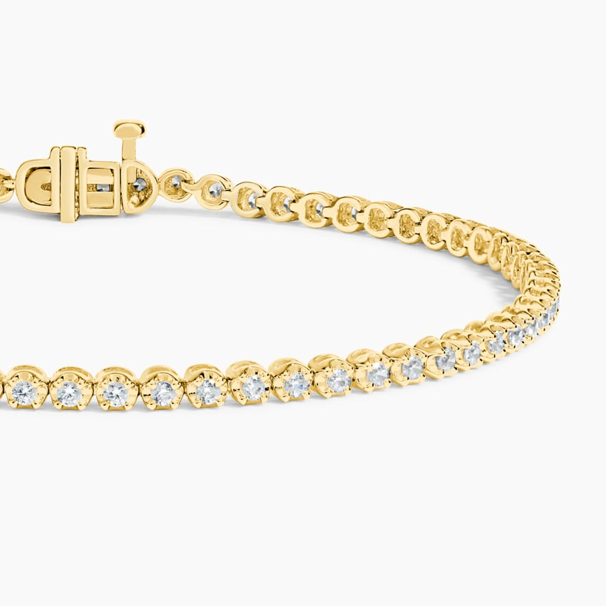 1CTW 7inch Certified Lab Grown Diamond Tennis Bracelet