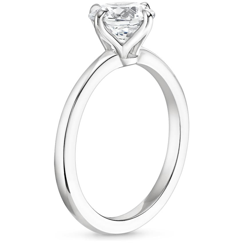 11/4Ct Asscher lab Grown Diamond Gold Solitaire Ring