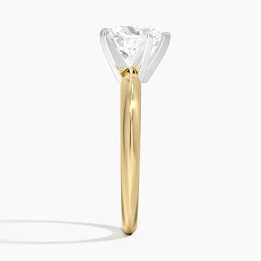2Ct Heart Lab Grown Diamond Six-Prong Solitaire Ring
