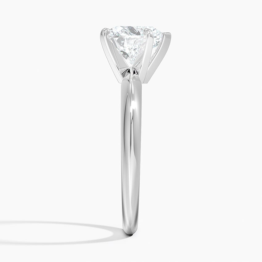 2Ct Heart Lab Grown Diamond Six-Prong Solitaire Ring