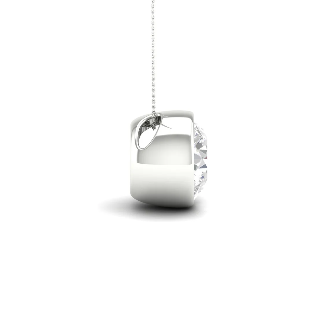 2 CTW Lab Grown Diamond Solitaire Pendant