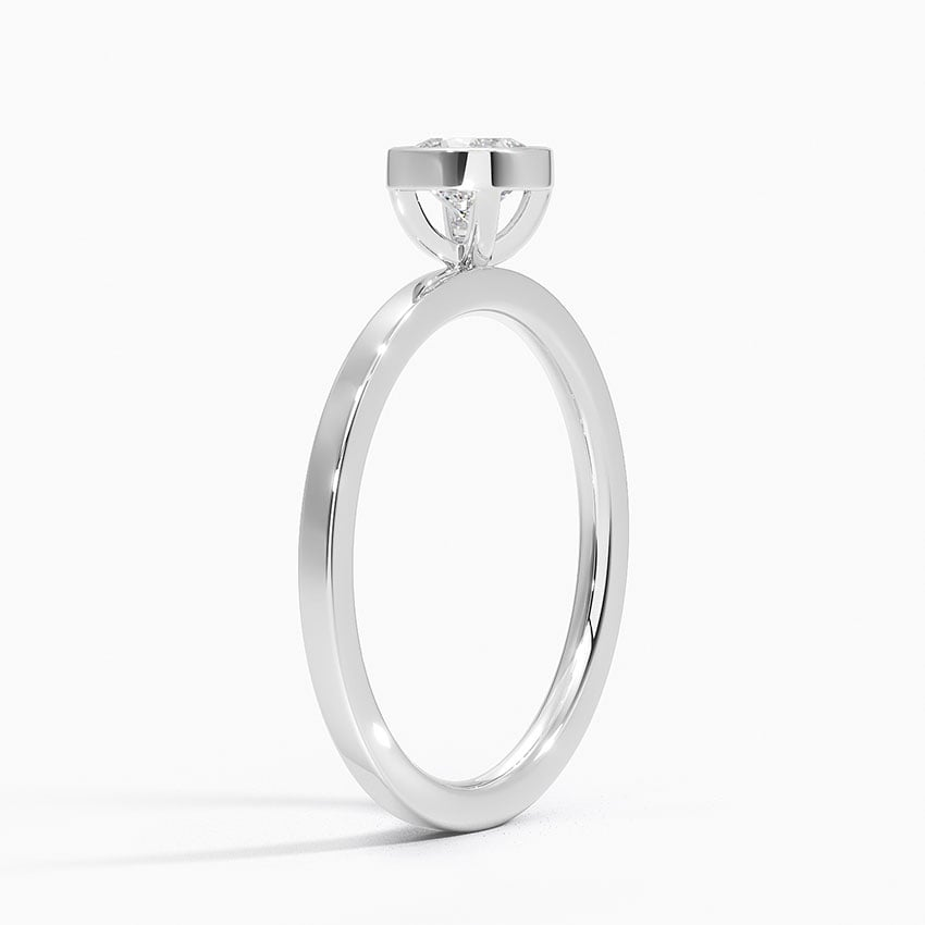 1/2Ct Cushion Lab Grown Diamond Solitaire Ring