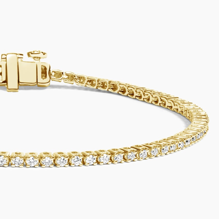 1CTW 7 inch Round Lab Grown Diamond Line Tennis Bracelet