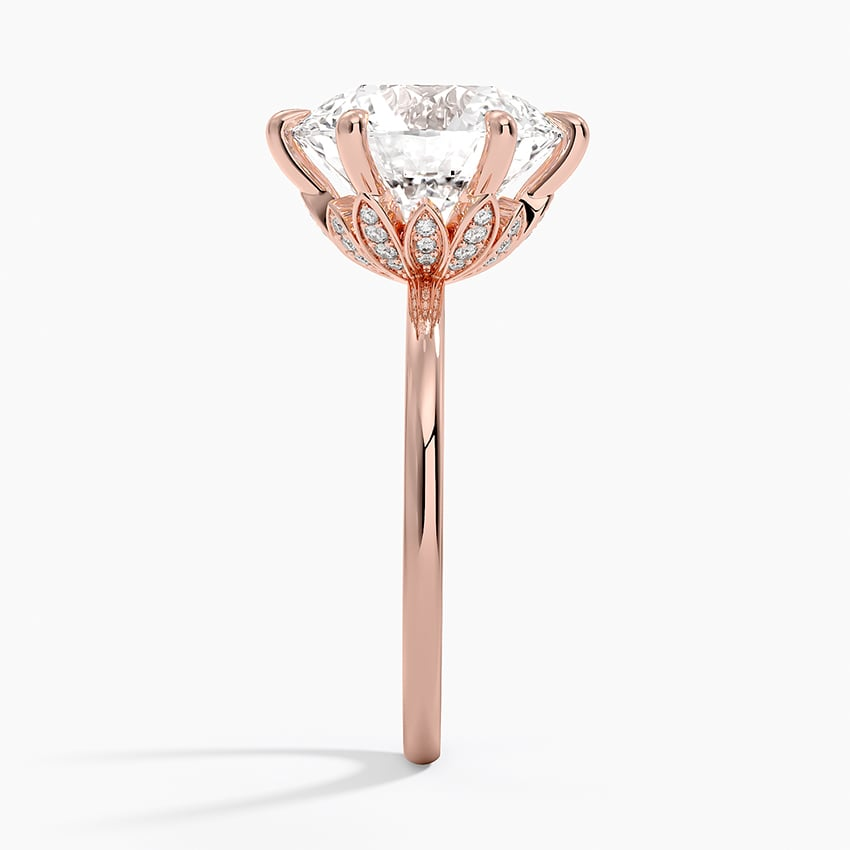 5Ct Round Lab Grown Diamond Six Prong Solitaire Ring