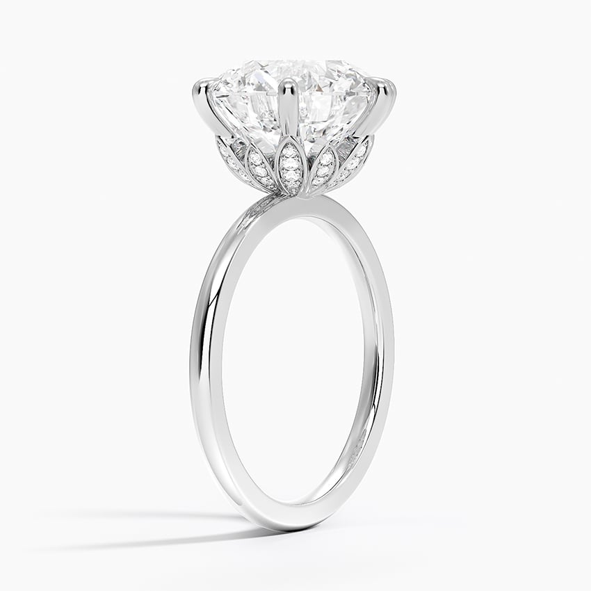 5Ct Round Lab Grown Diamond Six Prong Solitaire Ring