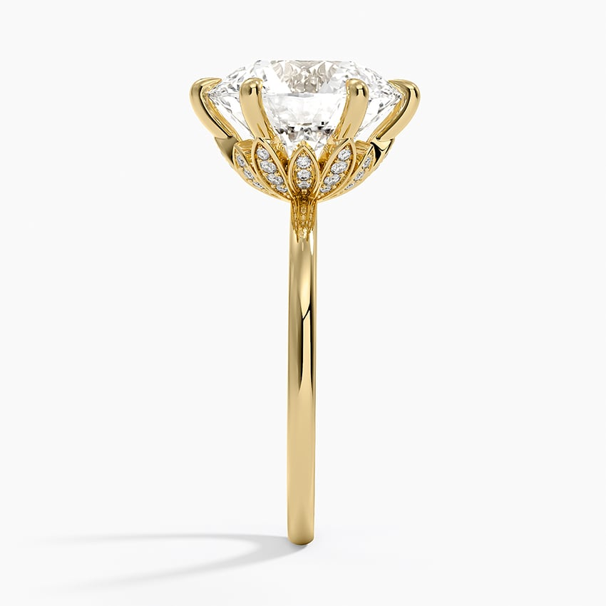 5Ct Round Lab Grown Diamond Six Prong Solitaire Ring