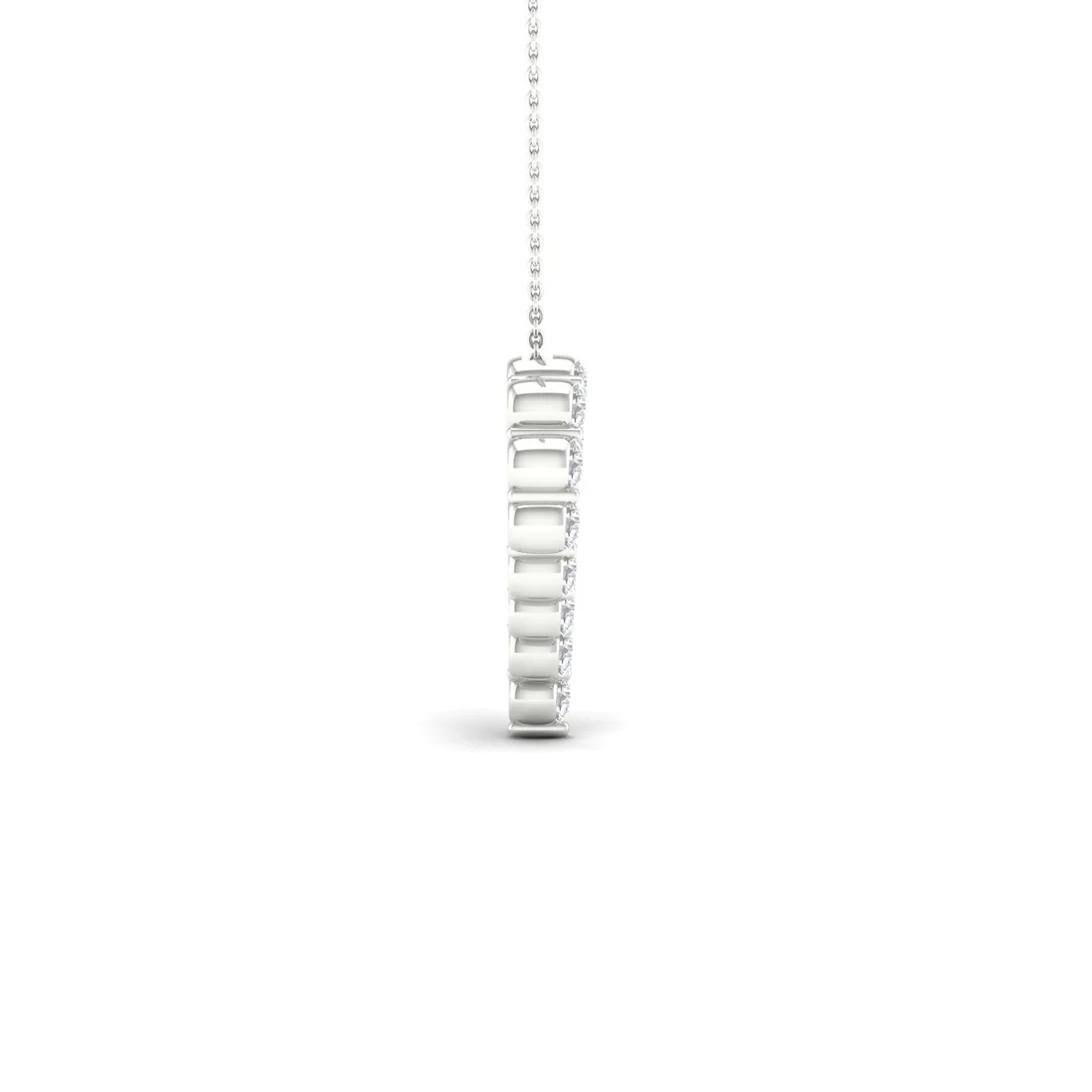 2.00CTW Lab Grown Diamond Heart Pendant