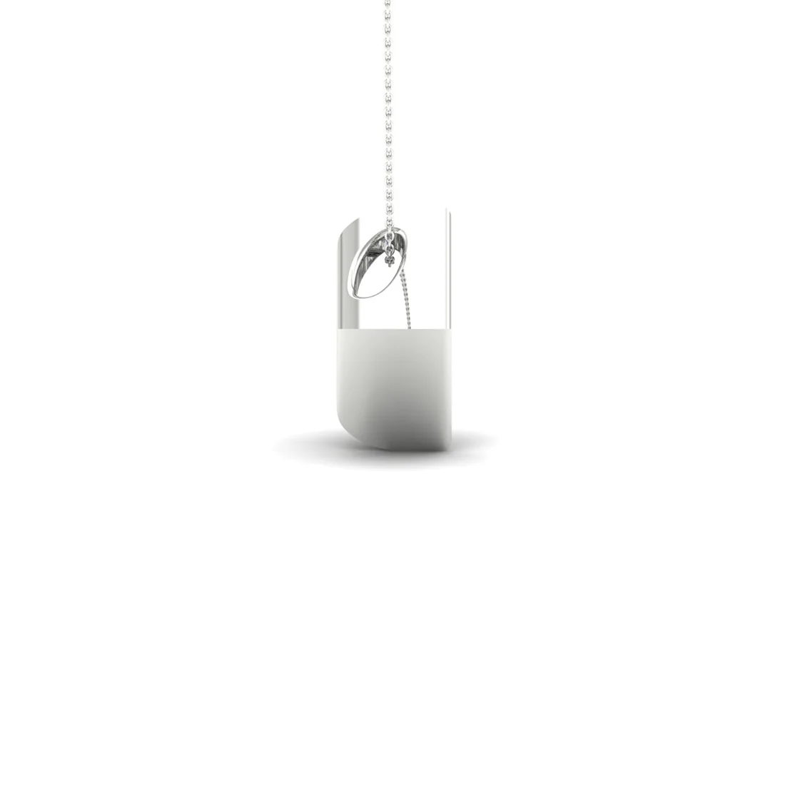 1.50 CTW Lab Grown Diamond Solitaire Pendant