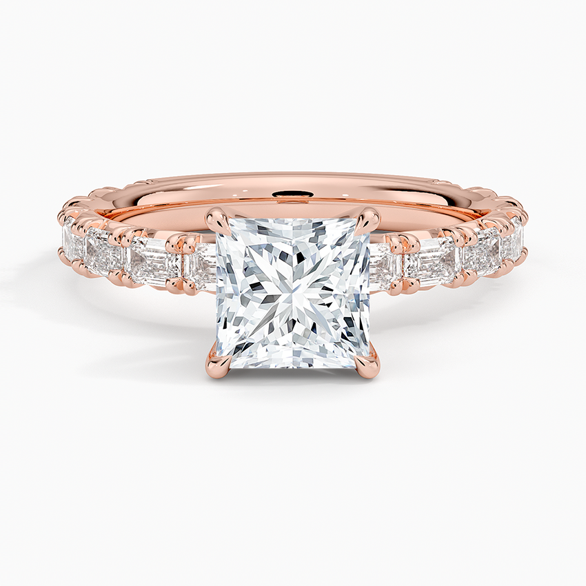 13/4Ct Princess Lab Grown Diamond Emerald-Cut Diamond Ring