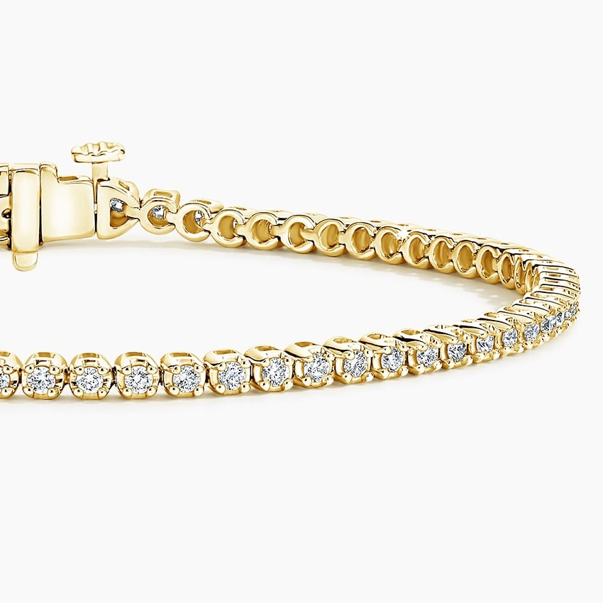 1CTW 7 inch Certified Lab Grown Diamond Tennis Bracelet