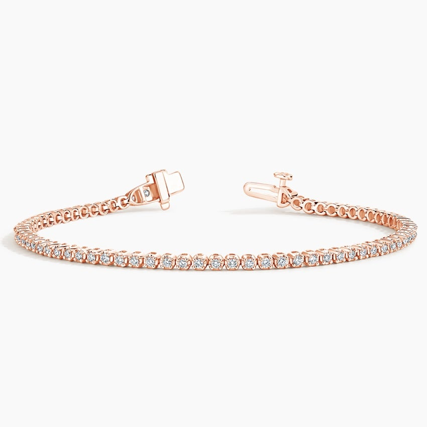 1CTW 7 inch Certified Lab Grown Diamond Tennis Bracelet