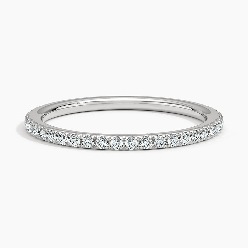 0.24 CTW Lab Grown Diamond Minimalist 14k Gold Wedding Band