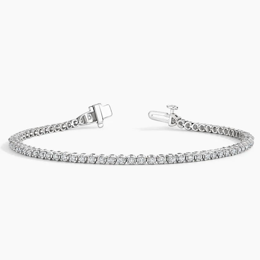 1CTW 7 inch Certified Lab Grown Diamond Tennis Bracelet