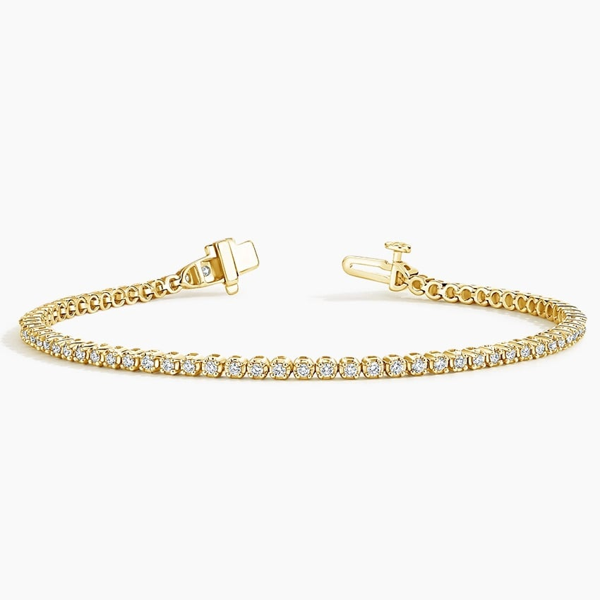 1CTW 7 inch Certified Lab Grown Diamond Tennis Bracelet