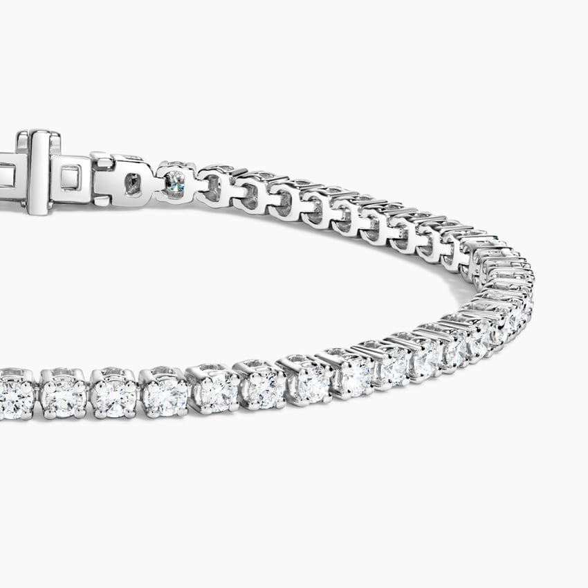 2CTW 6.5 inch Lab Grown Diamond Line Prong Set Tennis Bracelet