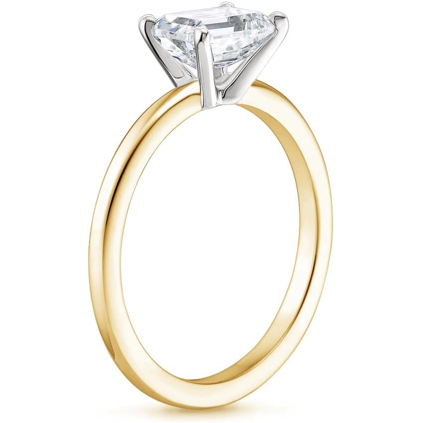 3/4Ct Oval Lab Grown Diamond Comfort Fit Solitaire Ring