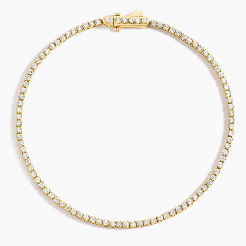 6.5 Inch 1CTW Round Lab Grown Diamond Tennis Bracelet