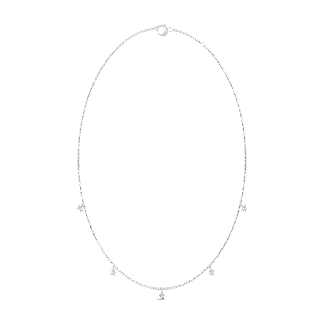 0.20CTW Star Fashion Lab Grown Diamond Chain For Women