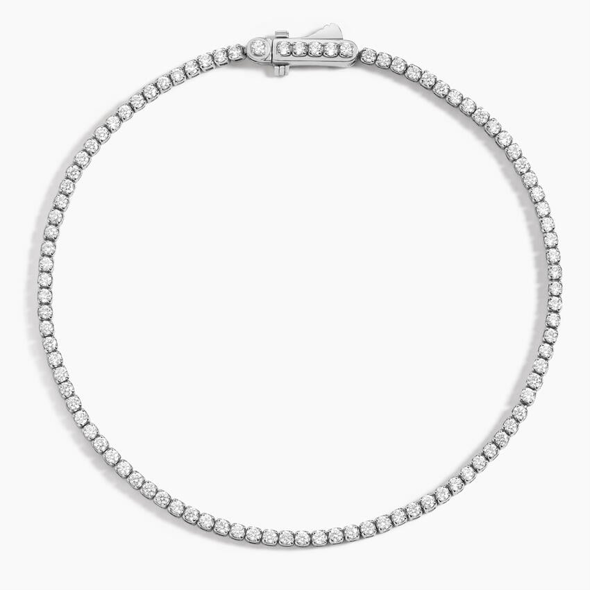 6.5 Inch 1CTW Round Lab Grown Diamond Tennis Bracelet