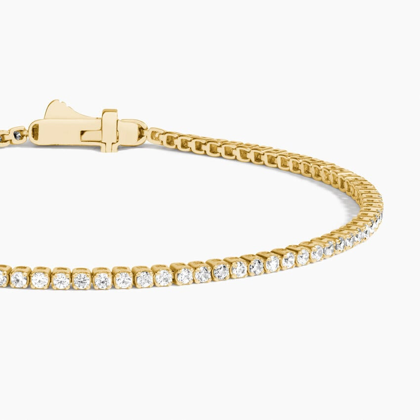 6.5 Inch 1CTW Round Lab Grown Diamond Tennis Bracelet