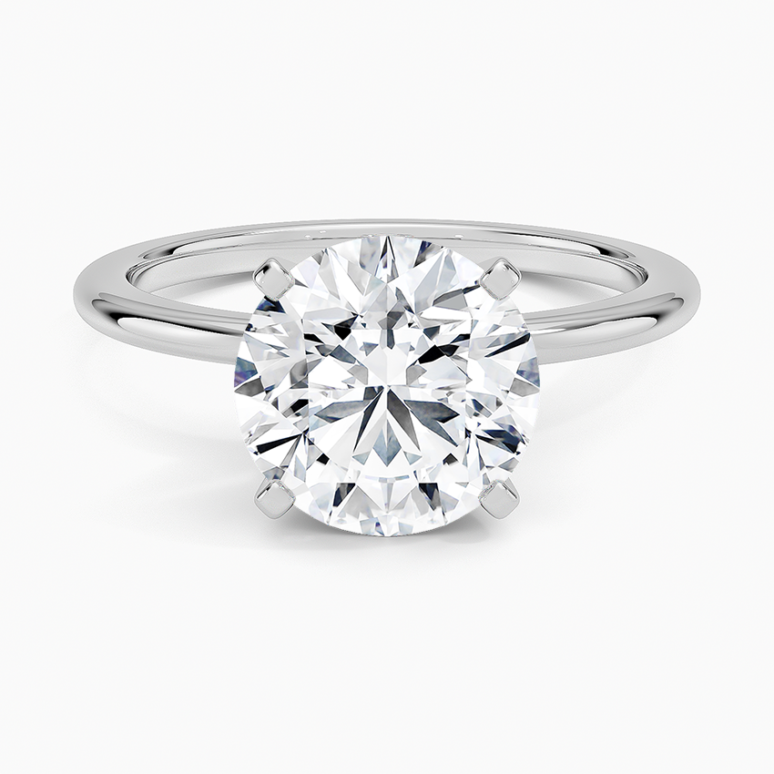 2 1/2 CT Two Ton Lab Grown Diamond Solitaire Ring