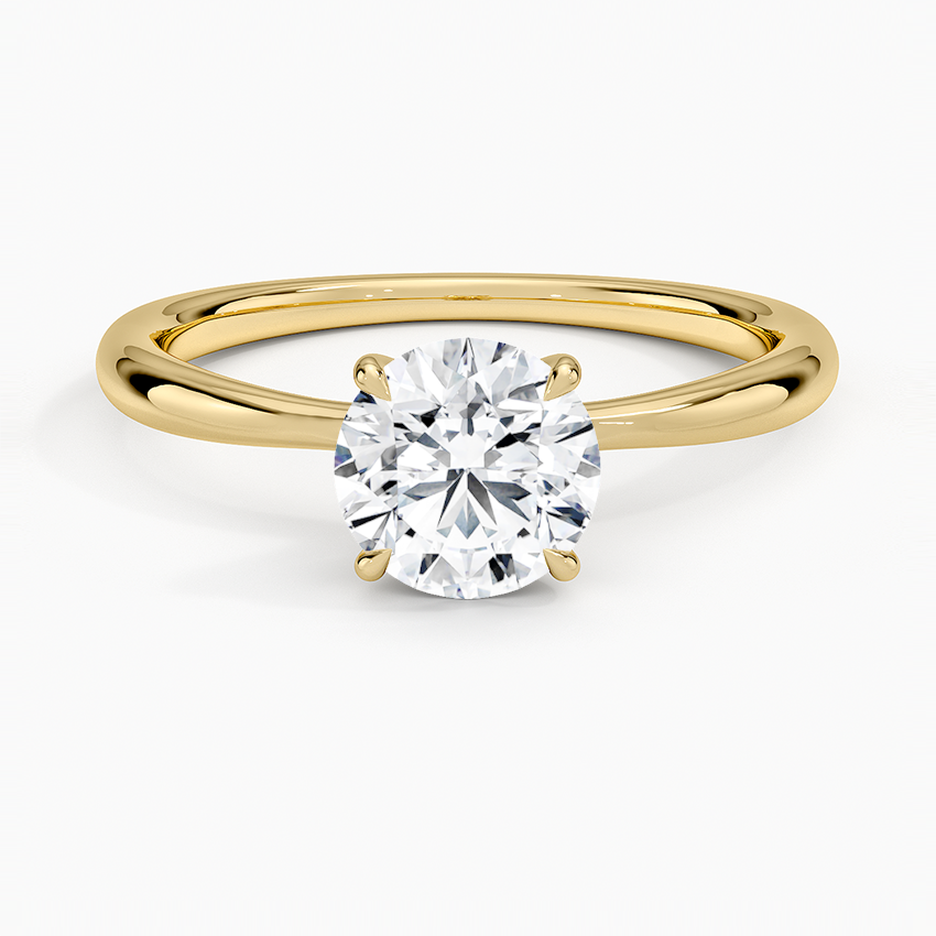 1 CT Solitaire Lab Grown Diamond Engagement Ring