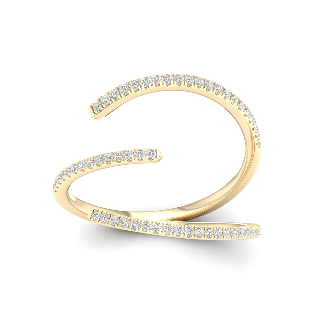 0.18ctw Lab Grown Diamond Unique Wedding Band