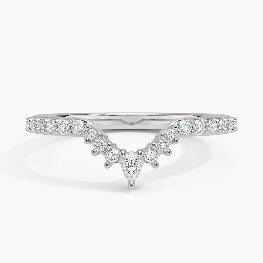 14k Yellow Gold Lab Grown Diamond Luxe Wedding Band Women