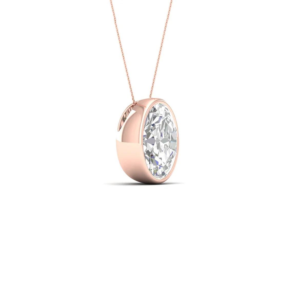 1.50 CTW Lab Grown Diamond Solitaire Pendant