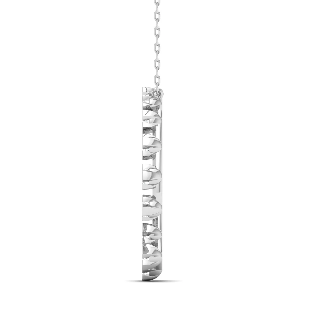 0.50 CT Lab Grown Diamond Open Round Pendant