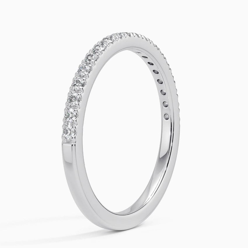 0.21 CTW Round Lab Grown Diamond 10k Lab Grown Diamond Band