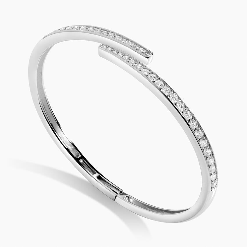 1.5CTW 6.5 inch Lab Grown Diamond Wrap Bracelet
