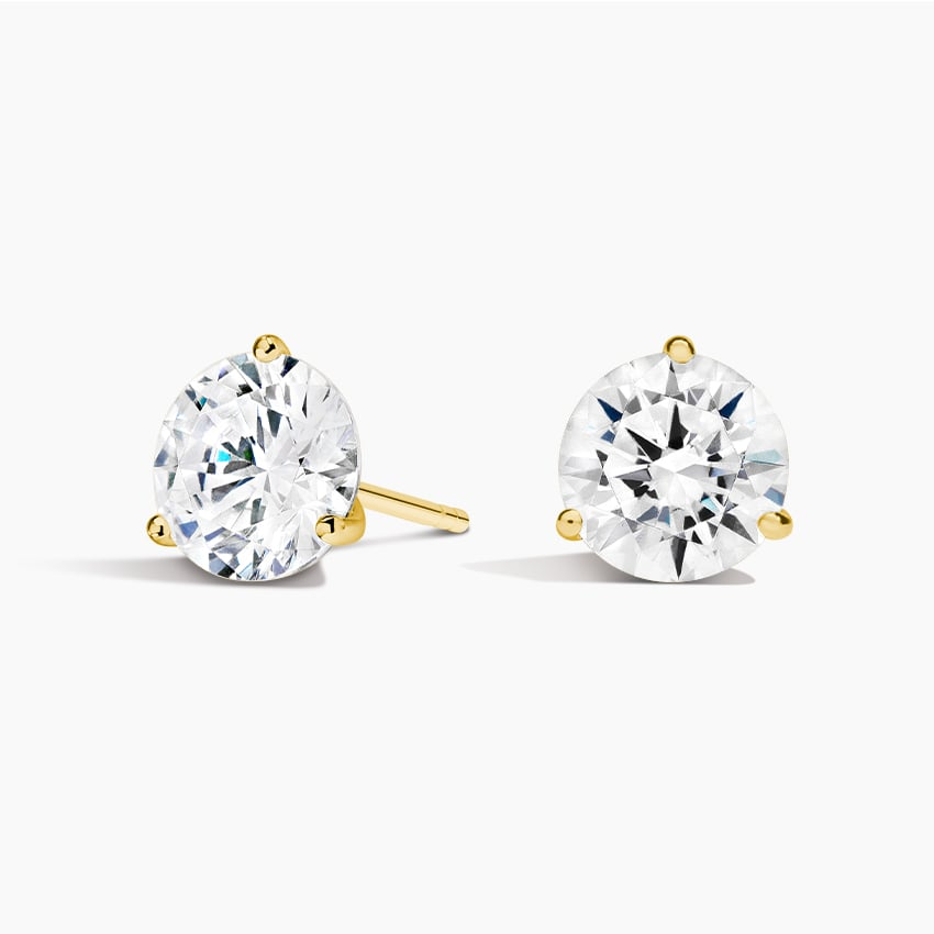 Perfect Martini 3 CTW Lab Grown Diamond Stud Earrings