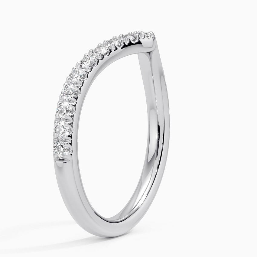 0.34 CTW Lab Grown Diamond Fair Half Eternity Wedding Band