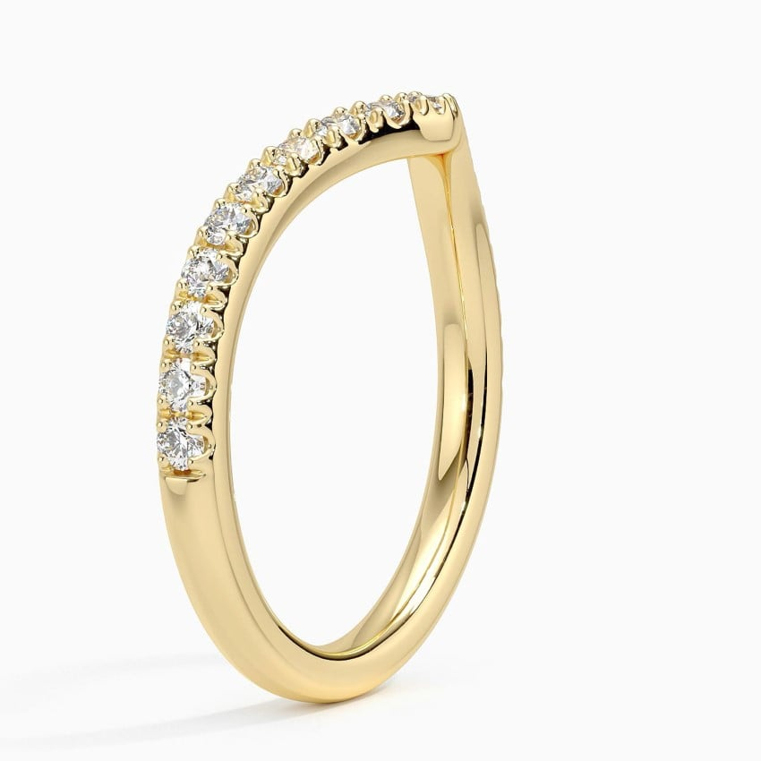 0.34 CTW Lab Grown Diamond Fair Half Eternity Wedding Band