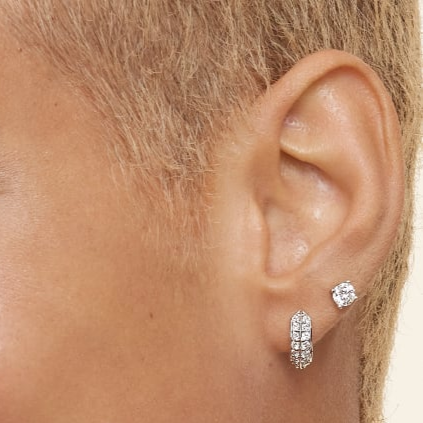 3/4 CTW Perfect 4-Prong Lab Grown Diamond Stud Earrings