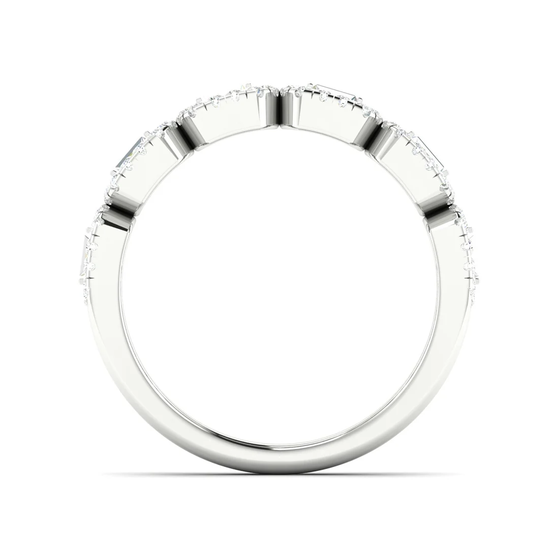 0.50Ctw Lab Grown Diamond Stackable Wedding Band