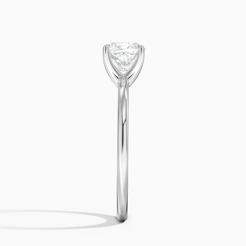 1 1/4 Cushion Lab Grown Diamond Solitaire Ring