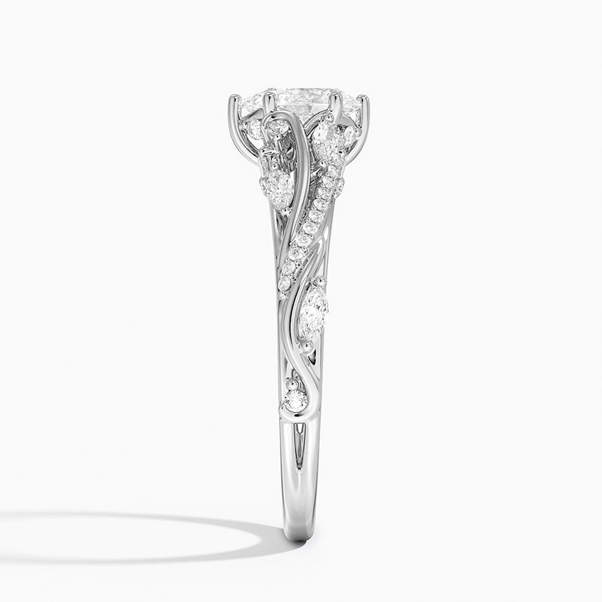 1/2 CT Pear Cut Rose Gold Lab-Grown Diamond Engagement Ring